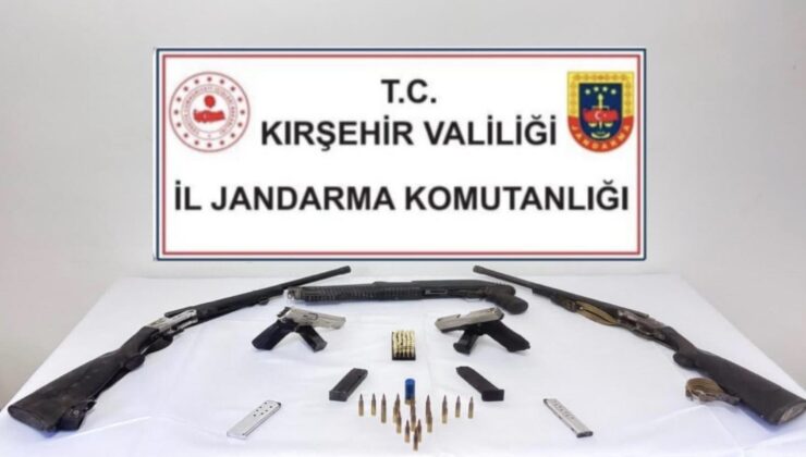 Kırşehir’de Arama: Çok Sayıda Silah ve Mühimmat Ele Geçirildi