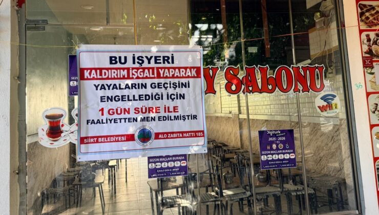 Siirt’te Zabıta Denetimlerinde 340 İş Yeri Kontrol Edildi: 2 İşletme Geçici Olarak Kapatıldı