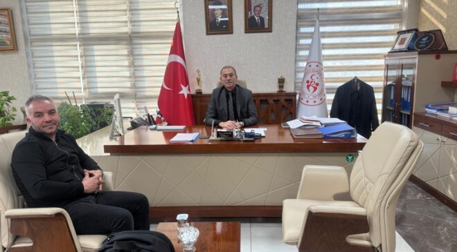 Van’lı Gazetecilerden Gençlik ve Spor İl Müdürü Özdemir’e Nezaket Ziyareti