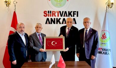 Arif Çetin Paşa, Milletvekili Müfit Aydın ve İş İnsanı Seyithan Solmaz’dan Siirt Vakfı Ankara Şubesi’ne Anlamlı Ziyaret