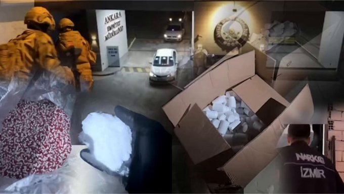 İzmir, Ankara ve İstanbul’da Uyuşturucu Hap Operasyonu: 1 Milyon 913 Bin Adet Ele Geçirildi