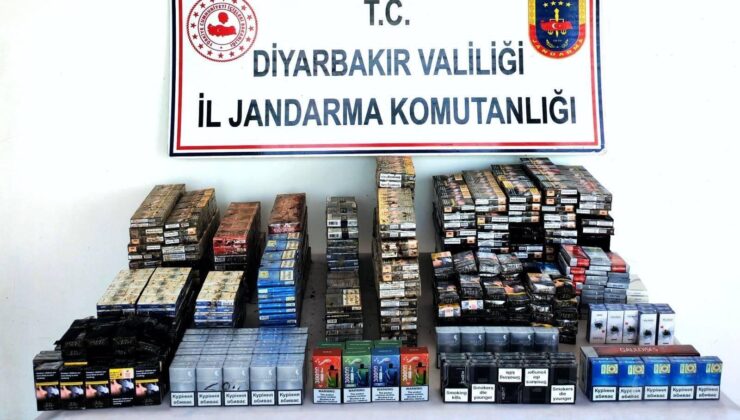 Diyarbakır’da Kaçakçılık Operasyonu: Silah, Sigara ve Kaçak Eşyalar Ele Geçirildi