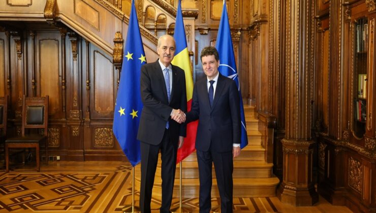TBMM Başkanı Numan Kurtulmuş, Romanya Cumhurbaşkanı Dan Tarafından Kabul Edildi