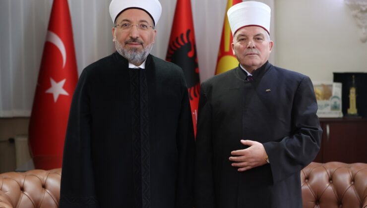 Diyanet İşleri Başkanı Safi Arpaguş Kuzey Makedonya’da Temaslarda Bulundu