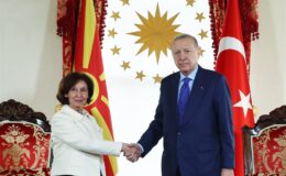 Cumhurbaşkanı Erdoğan, Kuzey Makedonya Cumhurbaşkanı Davkova ile Görüştü