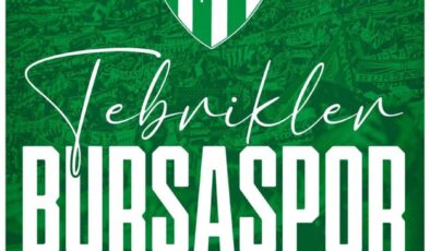 Cumhurbaşkanı Erdoğan’dan Bursaspor’a Tebrik Mesajı