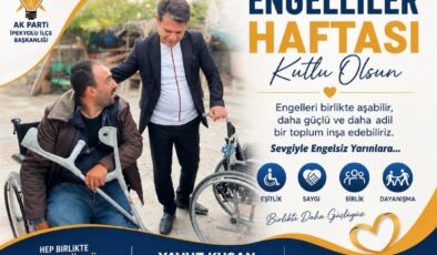 AK Parti İpekyolu İlçe Başkanı Yavuz Kuşan’dan Engelliler Haftası Mesajı