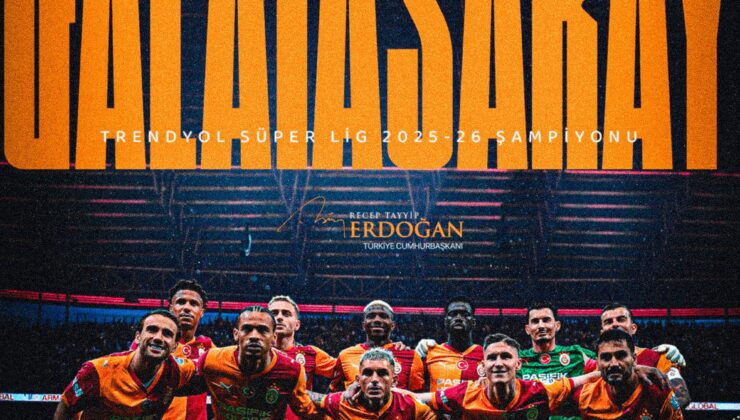 Cumhurbaşkanı Erdoğan’dan Şampiyon Galatasaray’a Tebrik Mesajı