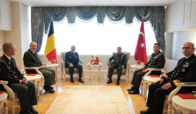 Genelkurmay Başkanı Orgeneral Bayraktaroğlu, Belçikalı Mevkidaşı ile Bir Araya Geldi