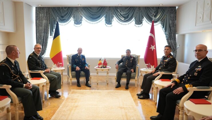 Genelkurmay Başkanı Orgeneral Bayraktaroğlu, Belçikalı Mevkidaşı ile Bir Araya Geldi