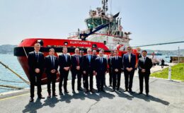 Belçika Heyetinden KURTARMA-9 Römorkörüne Teknik Gezi