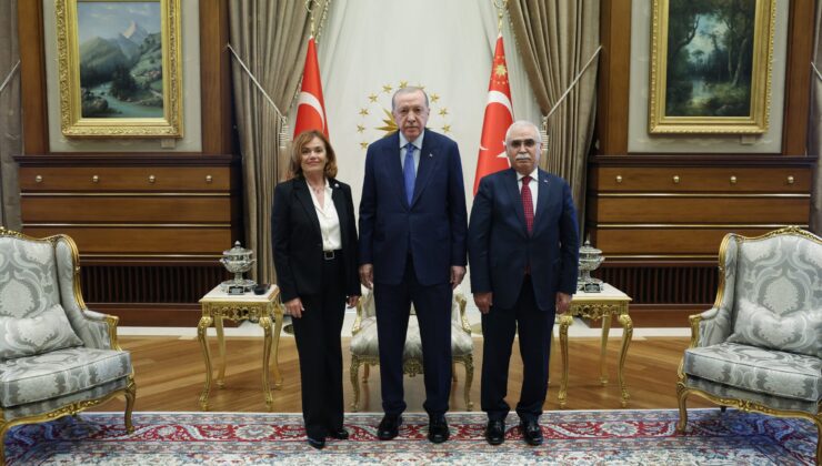 Cumhurbaşkanı Erdoğan İspanya Anayasa Mahkemesi Başkan Vekili Huertas’ı Kabul Etti
