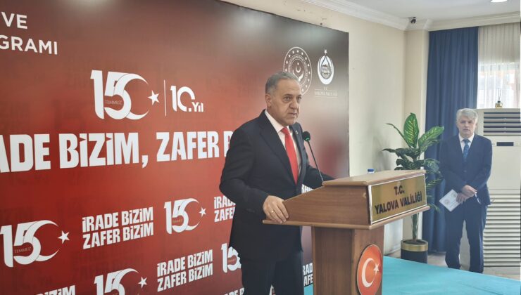 Yalova Valisi Usta’dan 15 Temmuz Programları: Şehit Aileleri Ve Gazilerle Bir Araya Geldi