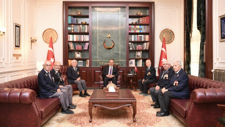 Vali Canbolat, Türkiye Muharip Gaziler Derneği Heyetini Kabul Etti